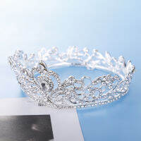 Diadema Princess Crown Headwear Pearl Headwear Princess Headwear Rhinestone Hairband Maiden Pearl Crown Headwear