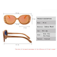 Fashion Polarized Wood Sunglasses For Women Handmade natural materials Butterfly shape Glasses anti-UV Gafas de sol