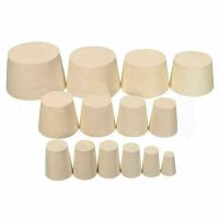 10PCS Solid Tapered Shaped Rubber Plug Stopper Bungs Flask Tube Bottle Lab Furniture Accessories Bar  Wine Tools