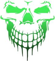 ♛ Motorcycle Sticker Skull 3D Reflective Car Stickers Moto Auto Decal Funny JDM Vinyl On Car styling 15.9x17.7CM