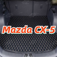 [คลังสินค้าพร้อม] Factory Outlet สำหรับ Mazda CX-5 Trunk Mats Antiskid Car Cargo Mats PU Leather