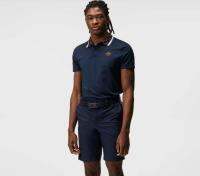 ☋ Co-branded high-end golf sports stretchy quick-drying printed lapel short-sleeved POLO shirt for men quick-drying and breathable