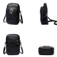 RS-85แฟชั่นหรูหรามินิกระเป๋าศัพท์มือถือสานกระเป๋า Crossbody สำหรับผู้หญิง2022น้ำใหม่ล้างหนังกระเป๋าสะพายไหล่สบายๆ