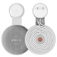 ✌ Uchwyt ścienny do montażu na ścianie Google Home Mini (1. Gen) gniazdo Google Mini (2st Gen) zarządzanie przewodem do inteligentnego głośnika Google Mini