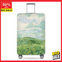 DDluggage cover ถุงคลุมกระเป๋าเดินทาง suitcase cover ผ้าคลุมกระเป๋าเดินทาง Sale ล้างสต้อค ลดสูงสุดถึง 40% ป้องกันรอยขีดข่วน ผ้าหนากว่าที่อื่น ลายพรีเมี่ยม.. ทนทาน ป้องกันรอย