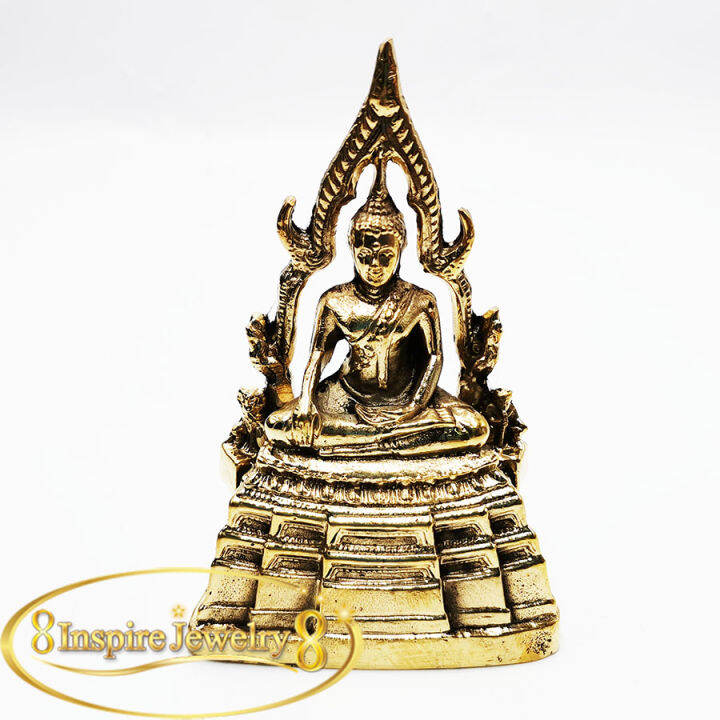 inspire-jewelry-พระพุทธชินราช-ตัวเรือนหล่อจากทองเหลือง-ขนาดกลาง-กว้าง-6-5-cm-ความสูง-10-cmเป็นพระศักดิ์สิทธิ์คู่บ้านคู่เมืองพิษณุโลกมาตั้งแต่สมัยกรุงศรีอยุธยา-และเป็นพระพุทธรูปที่ได้ชื่อว่าผู้คนนิยมเด