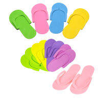 Wholesale 12 Pairs Disposable Foam Slippers Foam Pedicure Slippper for Salon Spa Pedicure Flip Flop Tools High Quality