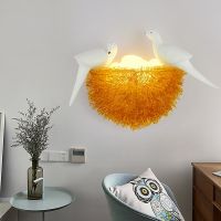 ?Xiaomi? Bird Nest LED Wall Lamp Children Bedroom Study Room Restaurant Decoration Novelty Wall Light With 3D Birds Art Lamp