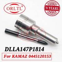 Orตรวจหัวฉีดเปลี่ยน DLLA147P1814คอมมอนเรลหัวฉีดหัวฉีด DLLA 147 P 1814สำหรับ Kamaz 0445120153