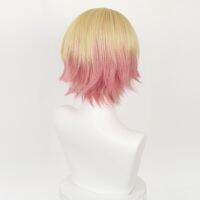 Project SEKAI COLORFUL STAGE! Tenma Tsukasa Cosplay Wig Short 30Cm Gradient Heat Resistant Synthetic Halloween Role Play Wigs