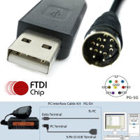 โปรแกรมสายเคเบิล Ftdi PG-5G เคนวูด Rs232สำหรับการตั้งโปรแกรมสาย Pg 5H อุปกรณ์คอมพิวเตอร์ D710 TM-