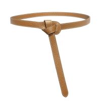 ∈✉ Ms head layer waist belt knot adornment with dress to receive a leather closure