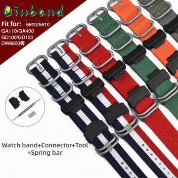 Leather strap watchband convex modified watch chain for GM-2100