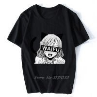 Sex Anime Neko Waifu T Men Waifu Tshirt Tees Harajuku Tshirt Cool Streetwear