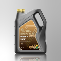 น้ำมันเครื่อง S-OIL 7 GOLD #9 ECO C3 5W30 เหมาะสำหรับเครื่องยนต์ดีเซลและเบนซิน ฟรี S-Oil Clean ขนาด 4 ลิตร