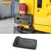 BAWA License Plate Holder Mount Bracket Black Plastic For Jeep Wrangler TJ 1997-2006 ABS License Plate Bracket