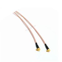 5 pcs RF Coaxial MMCX Male Right Angle Switch MMCX Right Angle Male Pigtail Cable RG178 15CM Connector Cable