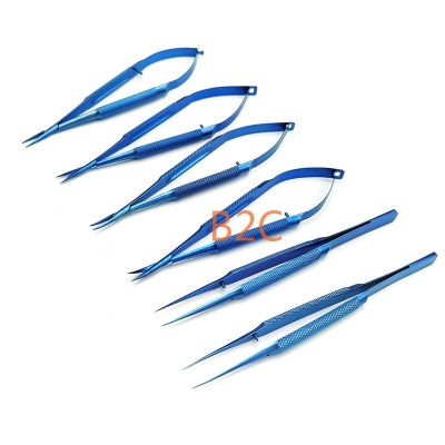 Ophthalmic Micro Forceps Needle Holder Microsurgical Scissors Titanium Dental Microsurgical Instruments