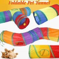 Cats Tunnel Foldable Cat Toys Interactive Kitty Pet Training Fun Toy Tunnel Bored For Puppy Kitten Rabbit Play Tunnel Tube