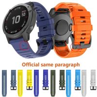 ❃ 22 26mm Sport Silicone Watchband Strap For Garmin Fenix 6X 6 Pro 5X 5 Plus Descent Mk1 MK2 Tactix Delta Quick Release Watchband