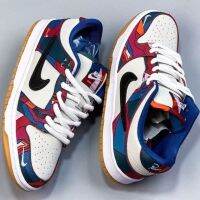 New White Blue Red Tear Tear Music Abstract Art Trend All-match Male And Female Students Sports Shoes  Cushion