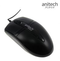 เมาส์มีสาย Anitech Wired Mouse Optical Sensor USB A534 Black รับประกัน 2 ปี