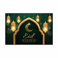 (ร้อน) เทศกาลรอมฎอนเพชรภาพวาด5D DIY Eid Mubarak โปสเตอร์มัสยิดอิสลาม Full Diamond Inlay Kit Golden Lantern Moon Home Decor