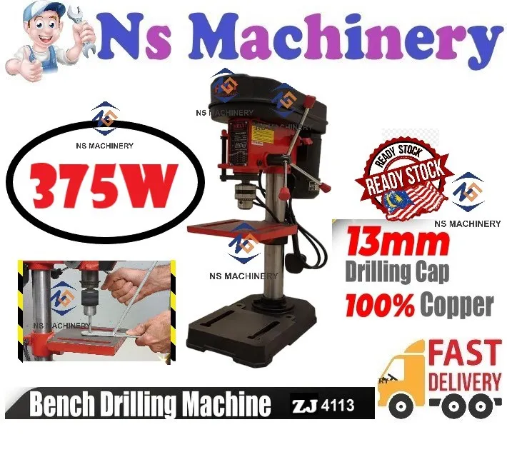 BENCH DRILLING MACHINE/ 5 Speed Mini Drill Press ZJ4113 | Lazada