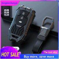 【 ร้อนแรง 】สำหรับHonda CityAccordCRV 2014-2020รถKey CaseโลหะผสมสังกะสีซิลิโคนKeylessระยะไกลด้วยพวงกุญแจ (JXK-07)