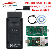 New Opcom 2021 200603a OP COM 1.95 1.99 PIC18F458 FTDI Can be Flash update OBD2 Car CAN BUS Diagnostic Tool For Opel Until 2021