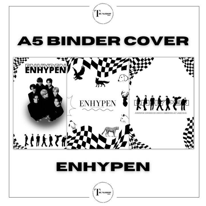 PAGES ENHYPEN A5 BINDER COVER / DIVIDER / INSERT KPOP BINDER COVER