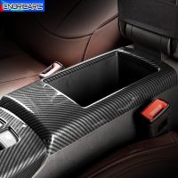 Limited Time Discounts Carbon Fiber Color Center Console Storage Box Frame Decorative Cover Trim For Audi A3 8V 2013-2019 Interior Molding Car Decals