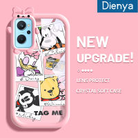 เคส Dienya สำหรับ Realme 9i,A76 A96 A36 OPPO เคส K10รูปการ์ตูนหนูมิกกี้น่ารักนิ่มเคสแบบนิ่มสุดน่ารักกันกระแทกแบบใสสีสันสดใสฝาครอบป้องกันกรอบกล้องสร้างสรรค์เคสมือถือ