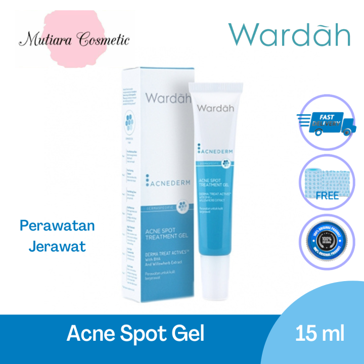 Wardah Acnederm Acne Spot Treatment Gel 15 ml | Lazada Indonesia