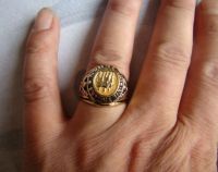 tomwang2012. US VIETNAM VETERAN THREE SOLDIERS SILHOUETTE RETRO HONOR RING SIZE 10