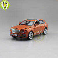 【100%-New】 1/34 Bentayga SUV MSZ CAIPO Ben Tley รถของเล่นสำหรับโชว์รถโมเดลเหล็กสำหรับเด็กเสียงไฟดึงกลับ