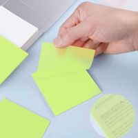 Translucent Notes Color Memo 6 Colors Transparent