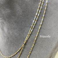 Princely Necklace สร้อยคอทองคำแท้ 18K รุ่น 2 Color