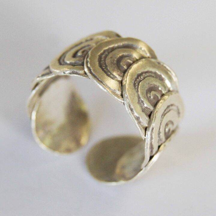 thai-design-ring-modern-silver-karen-hill-tribe-handicraft-ringแหวนเงินกะเหรี่ยงสมัยใหม่ที่ไม่เหมือนใคร