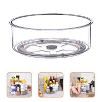 【CC】✻  Organizer Rack Turntable Storage Rotating Seasoning Bottle Tray Condiment Cabinet Holder Snack Pantry Susan Lazy Jar