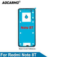 Aocarmo สำหรับ R Edmi หมายเหตุ8ครั้งปกหลังกาวด้านหลังที่อยู่อาศัยกลับประตูสติ๊กเกอร์ส่วนทดแทน