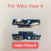 เครื่องชาร์จอ่อนแบบใหม่1ชิ้นสำหรับ Wiko วิวมี4 View4ขั้วต่อชาร์จพอร์ต USB แท่นชาร์จไมค์บอร์ดไมโครโฟนสายเคเบิลงอได้