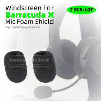 2PCS สำหรับ Razer Barracuda X ชุดหูฟังไมโครโฟน Pop Filter Headwearing กระจกฟองน้ำโฟมหูฟังหูฟัง Mic ฝาครอบกระจกหน้ารถ