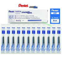 ไส้ปากกา PENTEL 12ชิ้น ENERGEL รุ่น LR7-C  หมึกน้ำเงิน ขนาด0.7มม. Refill ของแท้ เพนเทล