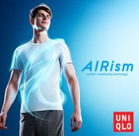 UNIQLO Men  Airism รุ่นผ้ายืด คอกลม XL XXL เทา ดำ ขาว น้ำเงิน