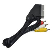 【New arrival】 FZQWEG 1.8M AV SCART Audio Video Cable TV Lead สำหรับ Nintendo NES