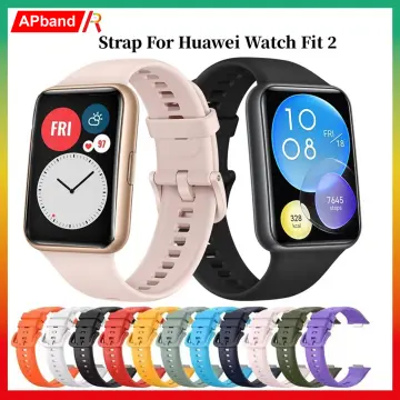 Dual-Color Huawei Watch Fit Silicone Sports Strap