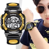 COOLBOOS Children Watches Digital Sport Wristwatch For Kids Boys Girls Silicone Strap Waterproof Fashion Simple Big Dial Clock
