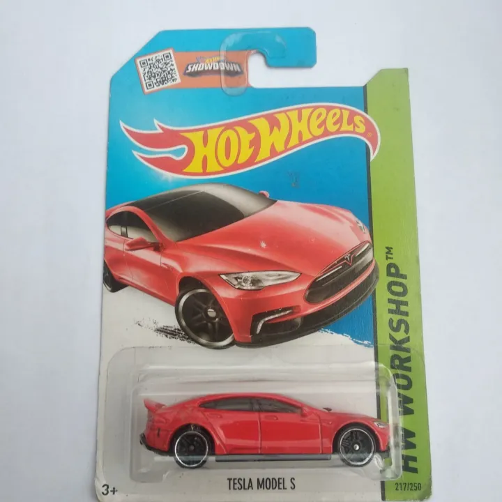 Hot Wheels Tesla Model S Red Lazada Indonesia