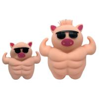 Stretchy Pig Stress Toy Mini Mochi Toys Novelty Sensory Stress Toy Funny Pig Pinch Toy Sand-filled Muscle Pig For Christmas Stocking Stuffers high grade